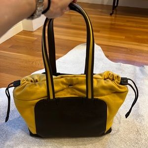 Loro Piana small cashmere leather tote bag